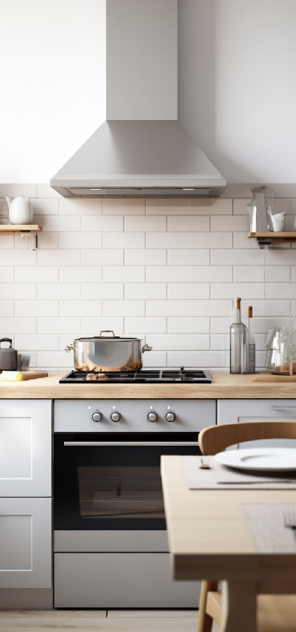 Modern kitchen chimney installation service by Gajendra Enterprises